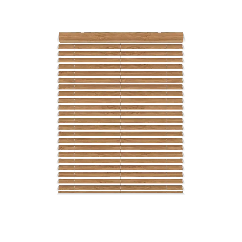 Holzjalousie 50MM – Fensterinstallation - Bamboo Natural