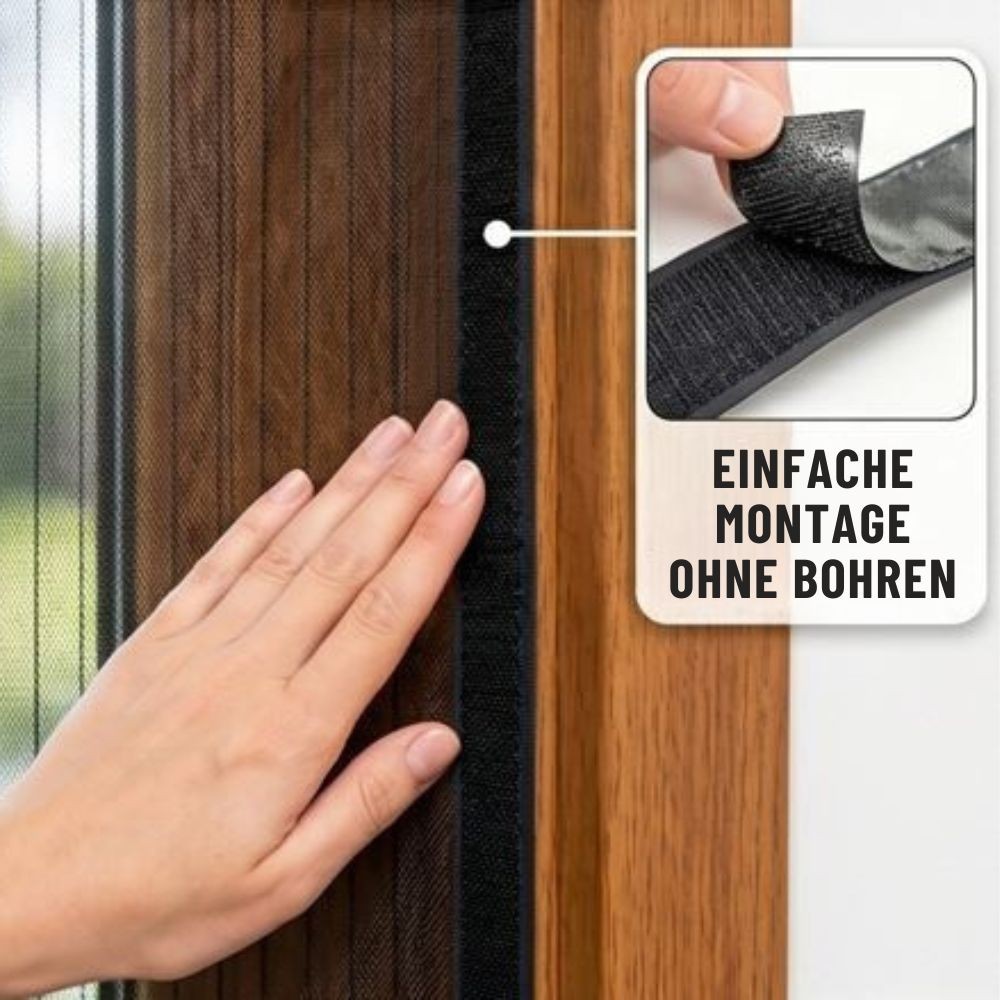 Magnet-Fliegengitter für Türen