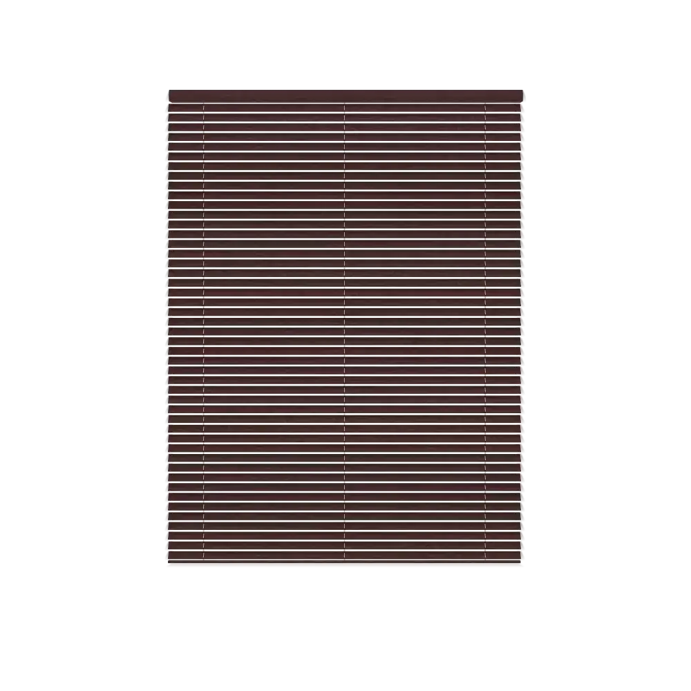 Holzjalousie 25MM – Fensterinstallation - Cherry