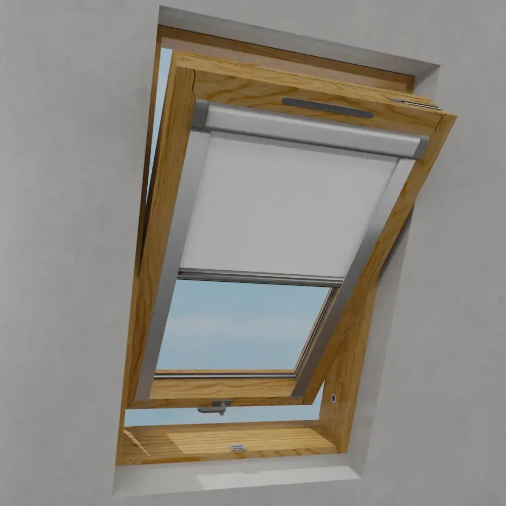Dachfensterrollo - Thermo block weiss