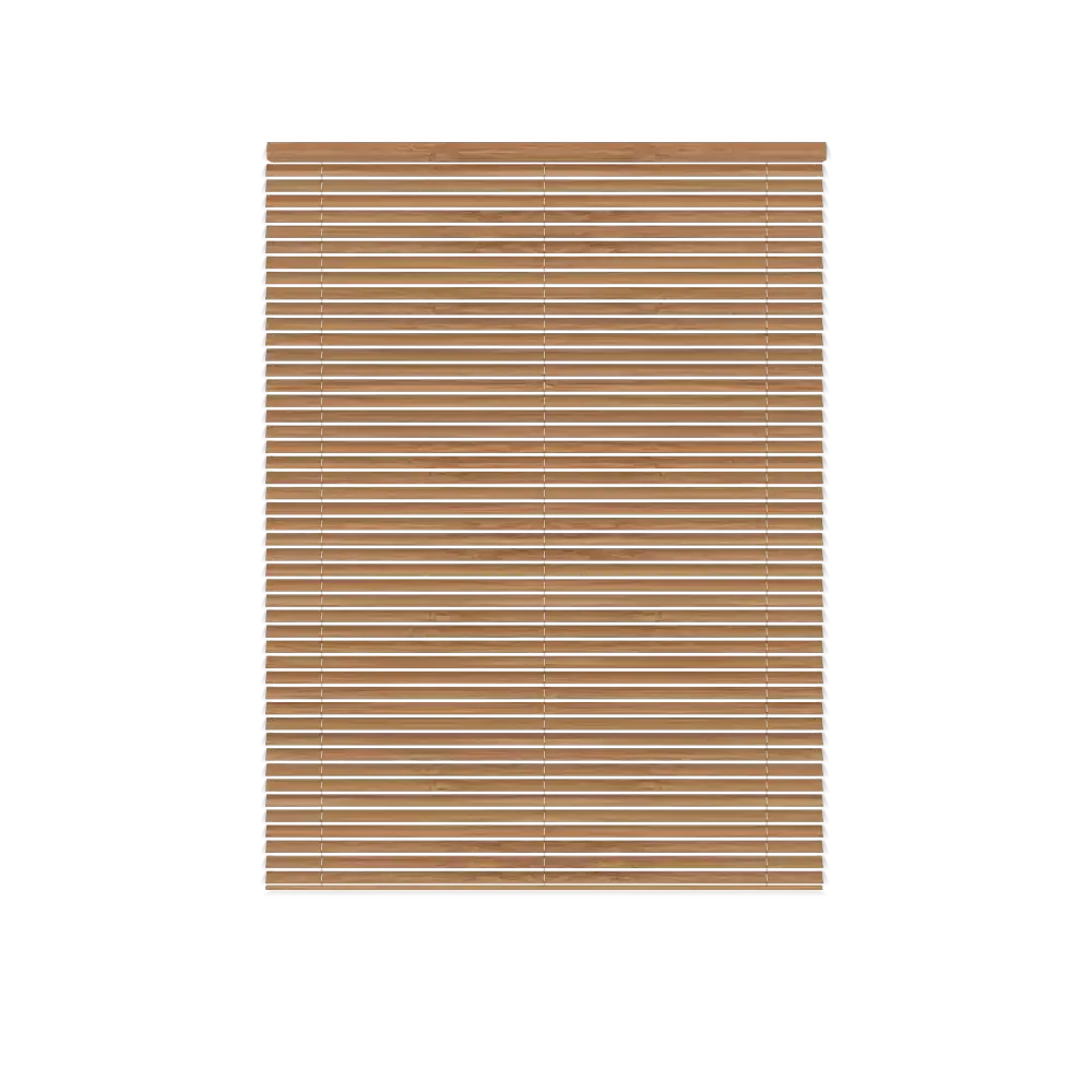 Holzjalousie 25MM – Fensterinstallation - Bamboo Natural