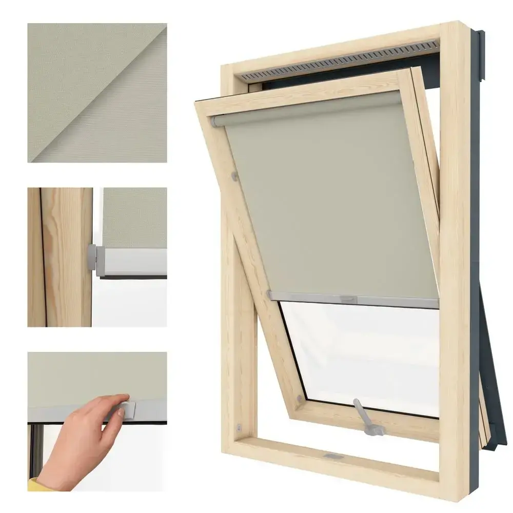 Dachfenster Rollos - Verdunkelung - Blackout Beige